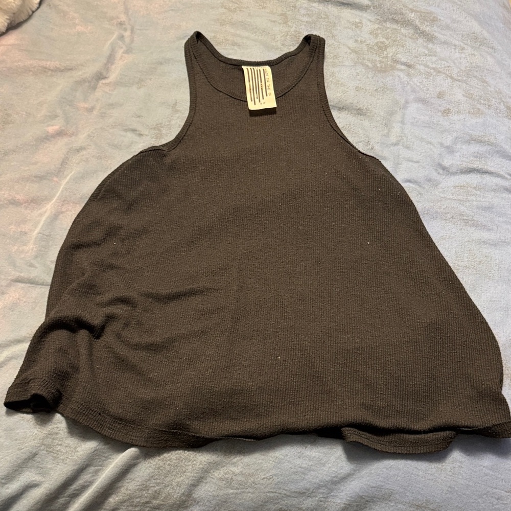 Free People Black Tank Top